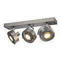 SLV Spot KALU CW triple GU10 IP20, aluminium bross� gradable