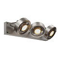 SLV Spot KALU CW triple GU10 IP20, aluminium bross� gradable