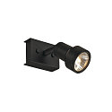 SLV Spot PURI 1 avec anneau d�coratif GU10, noir 