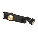 Spot PURI 2 avec anneau d�coratif GU10 IP20, noir