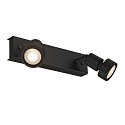 Spot PURI 2 avec anneau d�coratif GU10 IP20, noir