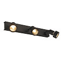 Spot PURI 3 avec anneau d�coratif GU10, noir 
