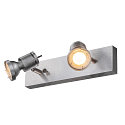 SLV Spot ASTO 2 GU10, aluminium bross�
