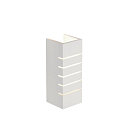SLV Plaster Wall luminaire GL 100 SLOT, rectangular, white plaster, E14