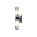 SLV Luminaire mural MIBO WALL haut bas G9 IP21, chrome