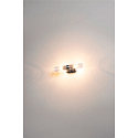 SLV Luminaire mural MIBO WALL haut bas G9 IP21, chrome