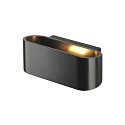 Luminaire mural OSSA 180 haut bas, ovale R7s IP20, blanche gradable