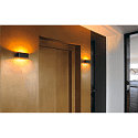 Luminaire mural OSSA 180 haut bas, ovale R7s IP20, blanche gradable