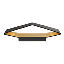 Luminaire mural CARISO WL-4 LED, laiton, noir  gradable