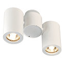 Spot ENOLA B DOUBLE � 2 flammes GU10 IP20, blanche gradable