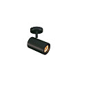 SLV Wall-/Ceiling spot  ENOLA B SINGLE SPOT, 1-head, GU10 QPAR51, rotatable, swivelling, aluminium, black