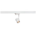 Spot BIMA 1 GU10 50W, incl. 3-Phase adapter, matt-white
