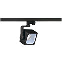 LED 3-Phase Spot EURO CUBE, 28,5W, 4000K, 60�, incl. 3-Phase-adaptor, black