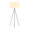 SLV Lampadaire FENDA II TRIPOD BASIS avec interrupteur, sans abat-jour E27 IP20, chrome 