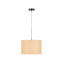 SLV Pendant luminaire FENDA E27 Pendant rod, shade excl., chrome