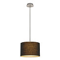 SLV Pendant luminaire FENDA E27 Pendant rod, shade excl., chrome