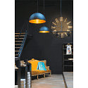 SLV Pendant luminaire  FORCHINI M PD-1 50 cm, black / gold
