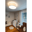 SLV Ceiling luminaire TENORA CL-1, E27, Acrylic cover, shade white
