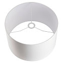 SLV Abat-jour FENDA � 45.5CM plat, cylindrique, blanche
