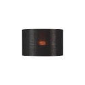 SLV Abat-jour FENDA � 45.5CM plat, cylindrique, cuivre, noir 