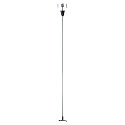 Suspension au plafond triphas� S-TRACK - 100CM rigide, m�canique, version pour montage en surface, universal, noir