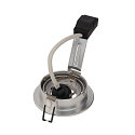 SLV Lumière encastrée PIREQ QPAR51 ROUND DOWNLIGHT pivotant, rotatif GU10 IP20, aluminium brossé gradable