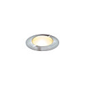 SLV Recessed spotlight POWER TRAIL-LITE, round cover, LED warmwhite