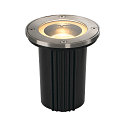 Projecteur encastr� DASAR EXACT GU10 rond GU10 IP67, acier inoxydable, noir 