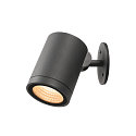 SLV Projecteur d'ext�rieur HELIA SPOT L avec prise de courant, dimmable, pivotant � la cardan IP66, anthrazit gradable