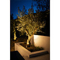 SLV Projecteur d'ext�rieur HELIA SPOT L avec prise de courant, dimmable, pivotant � la cardan IP66, anthrazit gradable