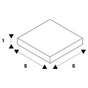 SLV Monture, acier inoxydable