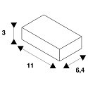 SLV Bo�te de connexion IP68 3 p�les, noir 