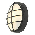 Luminaire mural d'ext�rieur BULAN GRID rond E27 IP44, blanche