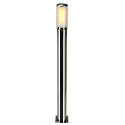 Lampadaire d�ext�rieur BIG NAILS cylindrique, langue, avec diffuseur E27 IP44, acier inoxydable gradable