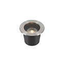SLV Projecteur encastr� DASAR ES111 rond GU10 IP67, acier inoxydable, noir 