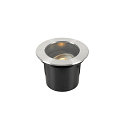 SLV Projecteur encastr� DASAR ES111 rond GU10 IP67, acier inoxydable, noir 