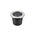 SLV Projecteur encastr� DASAR ES111 rond GU10 IP67, acier inoxydable, noir 