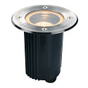 Eclairage d'ext�rieur encastr� DASAR� 115 rond, passable, pivotant � la cardan GU10 IP67, acier inoxydable gradable