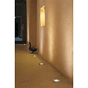 SLV Eclairage d'ext�rieur encastr� DASAR� 115 SQUARE angulaire, passable, pivotant � la cardan GU10 IP67