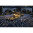 SLV Outdoor Floorlamp RUSTY SQUARE 40, IP55, 40 x 12 x 12cm, E27 TC-DSE, FeCSi steel rust color