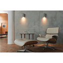 SLV Luminaire mural d'extérieur THEO WALL OUT angulaire GU10 IP44, Gris argent