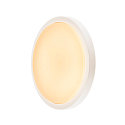 SLV AINOS, Outdoor Ceiling luminaire, LED, 3000K, round, white