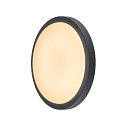 SLV Plafonnier ext�rieur AINOS ROUND rond, avec capteur IP44, anthrazit 
