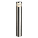 Lampadaire d'ext�rieur VAP SLIM E27 IP44, acier inoxydable