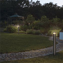SLV Lampadaire d'ext�rieur VAP SLIM E27 IP44, acier inoxydable