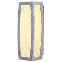 Luminaire mural d'ext�rieur MERIDIAN BOX avec capteur E27 IP54, Gris argent