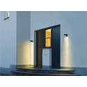SLV Outdoor Wandleuchte SITRA WALL, IP44, GX53 TCR-TSE max. 9W, fixed angle, anthracite
