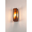 SLV Outdoor luminaire MERIDIAN BOX 2 Wall luminaire, E27, IP54, rust