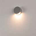 SLV Luminaire mural d�ext�rieur PEMA LED rond IP44, Gris argent