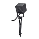 Lampe � piquet de terre NAUTILUS 10 CUBE forme en d�, avec prise de courant, r�glable IP44 / IP65, anthrazit 